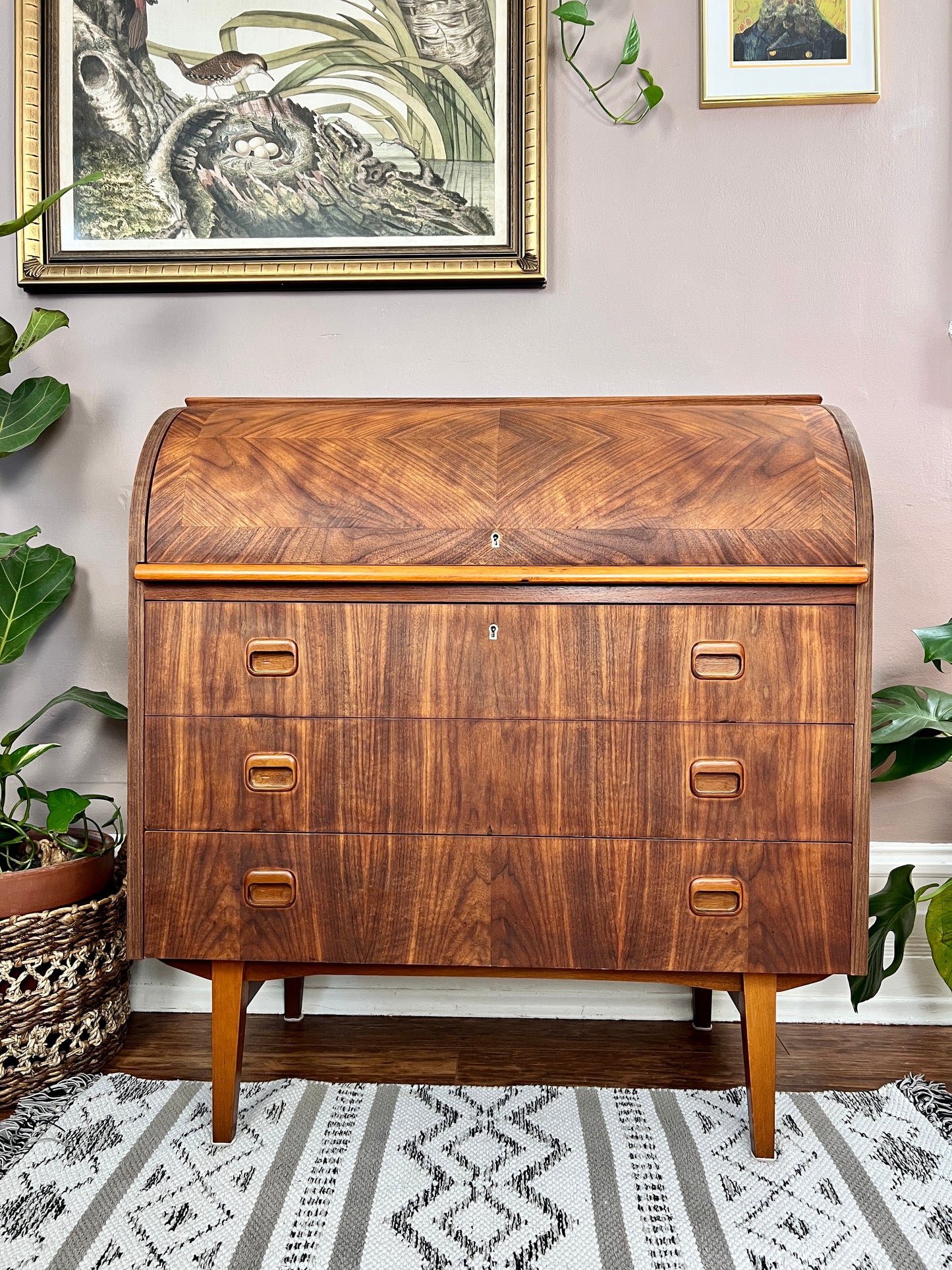 The Lennart Roll Top Desk