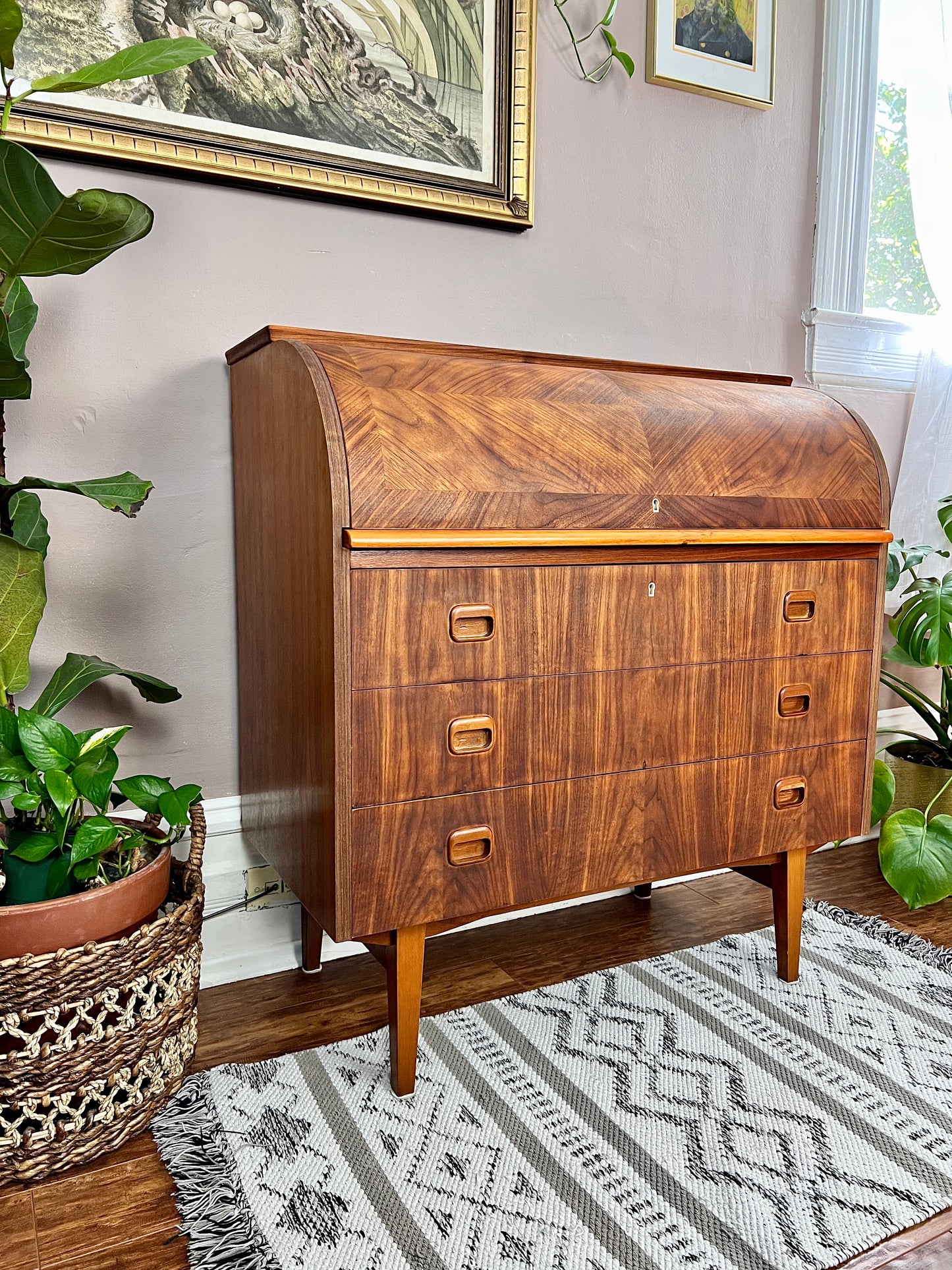 The Lennart Roll Top Desk