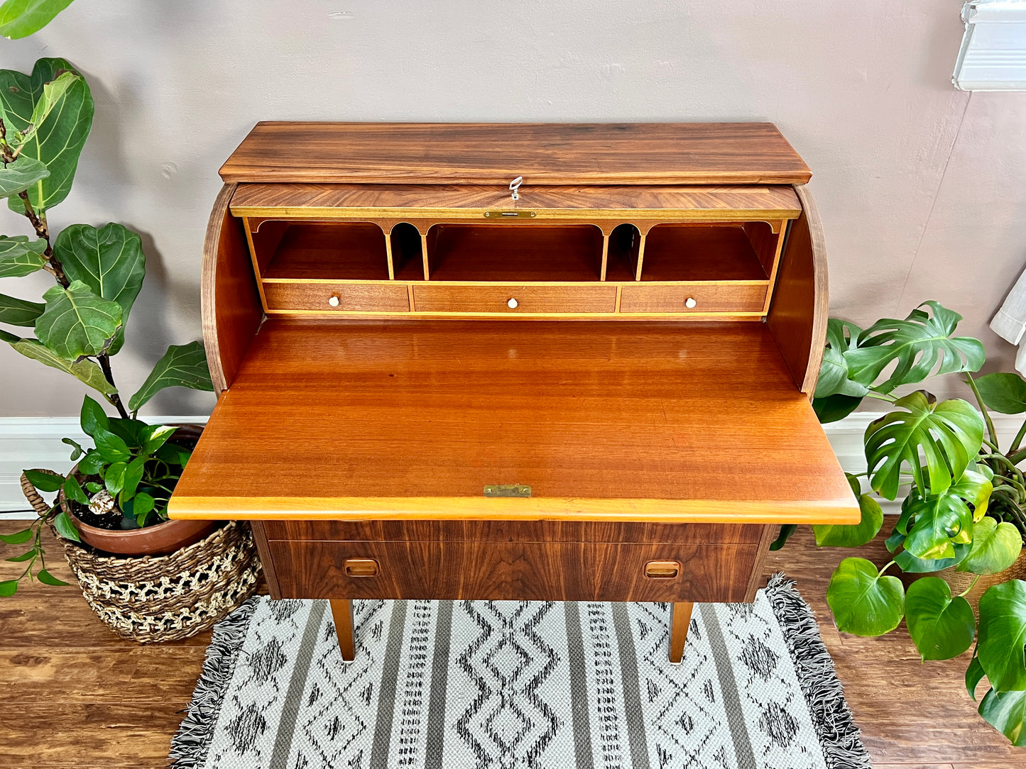 The Lennart Roll Top Desk