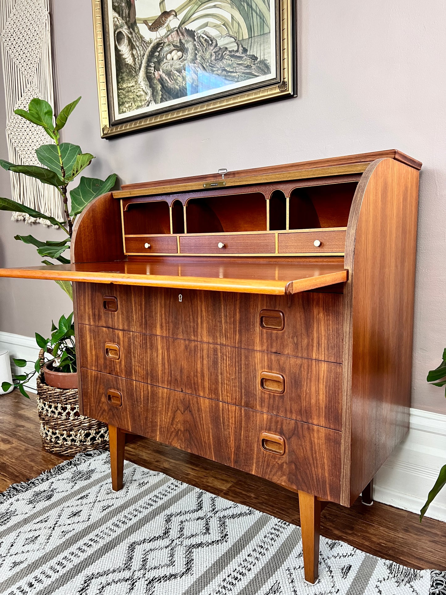 The Lennart Roll Top Desk