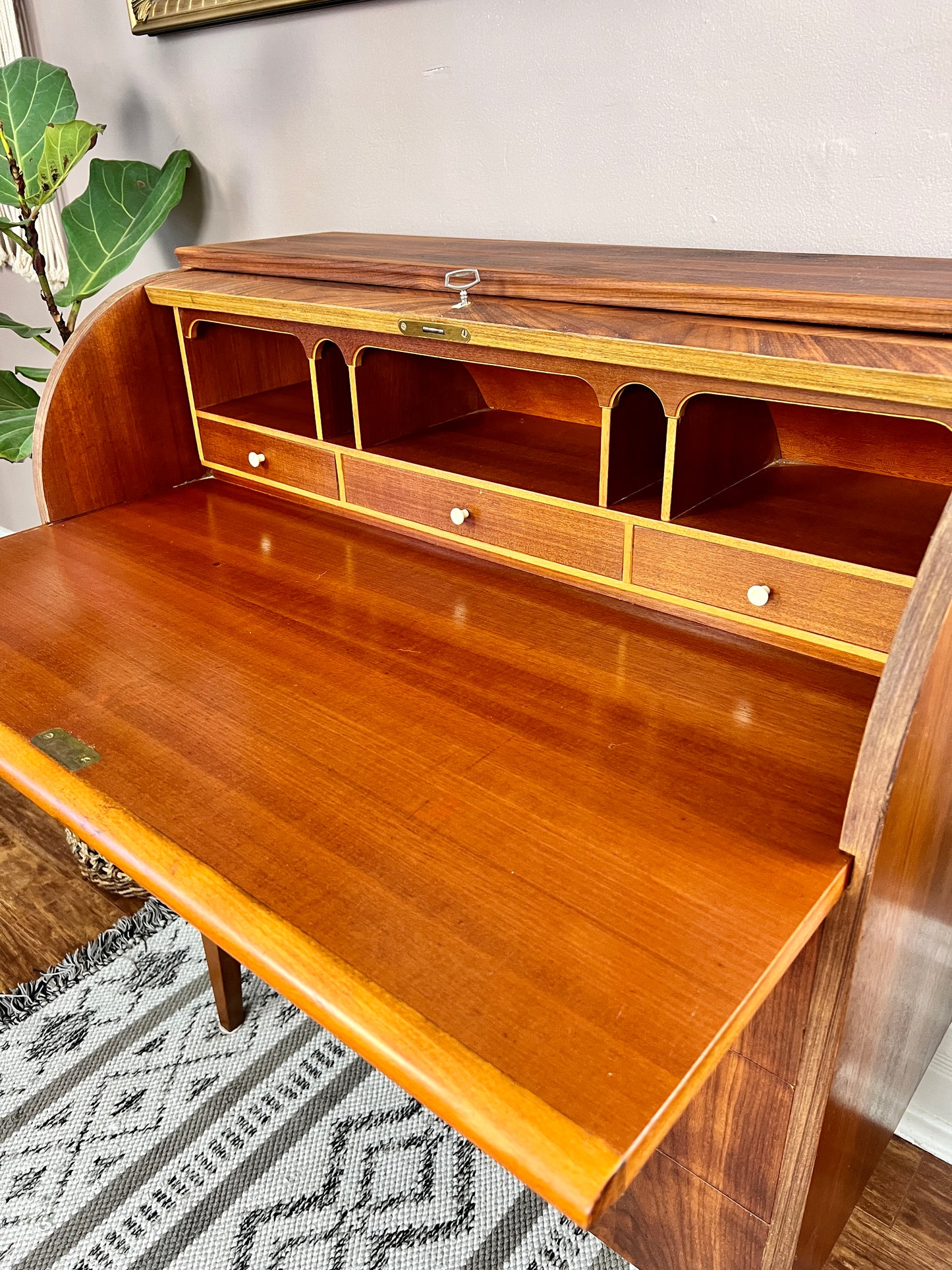 The Lennart Roll Top Desk