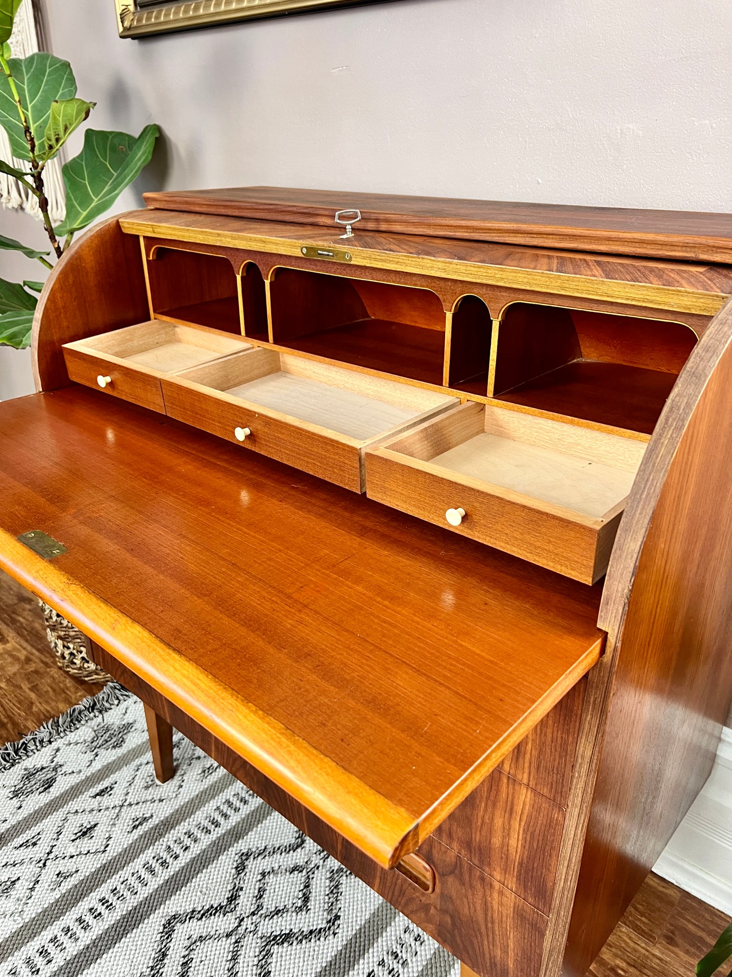 The Lennart Roll Top Desk