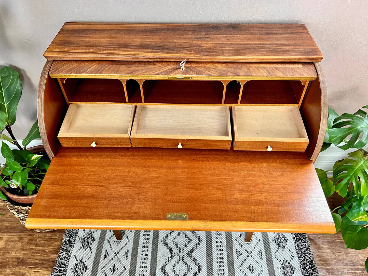 The Lennart Roll Top Desk