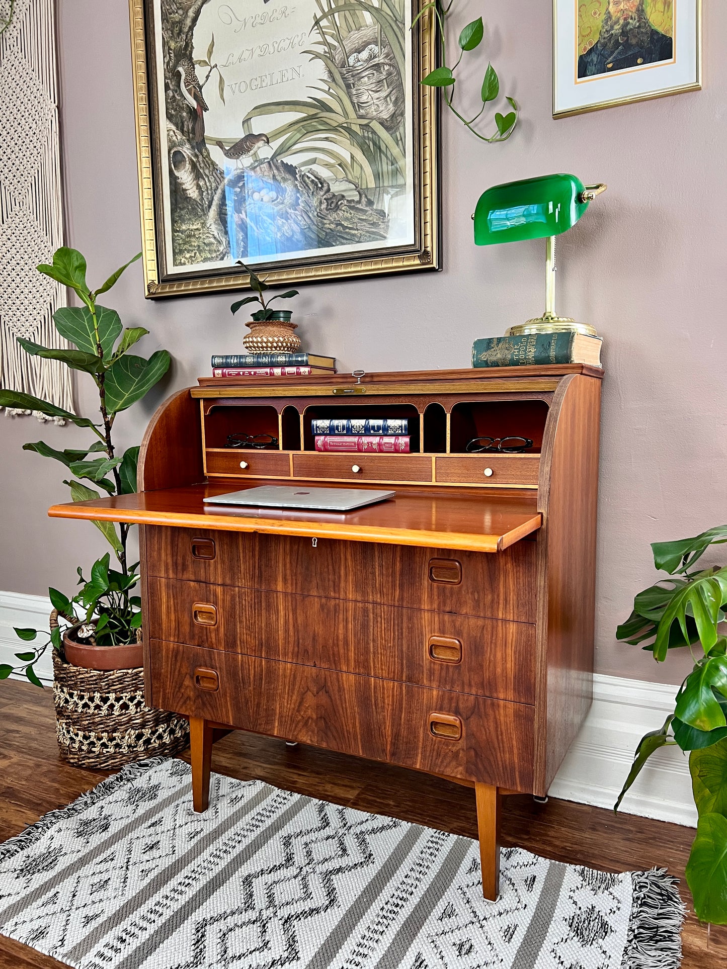 The Lennart Roll Top Desk