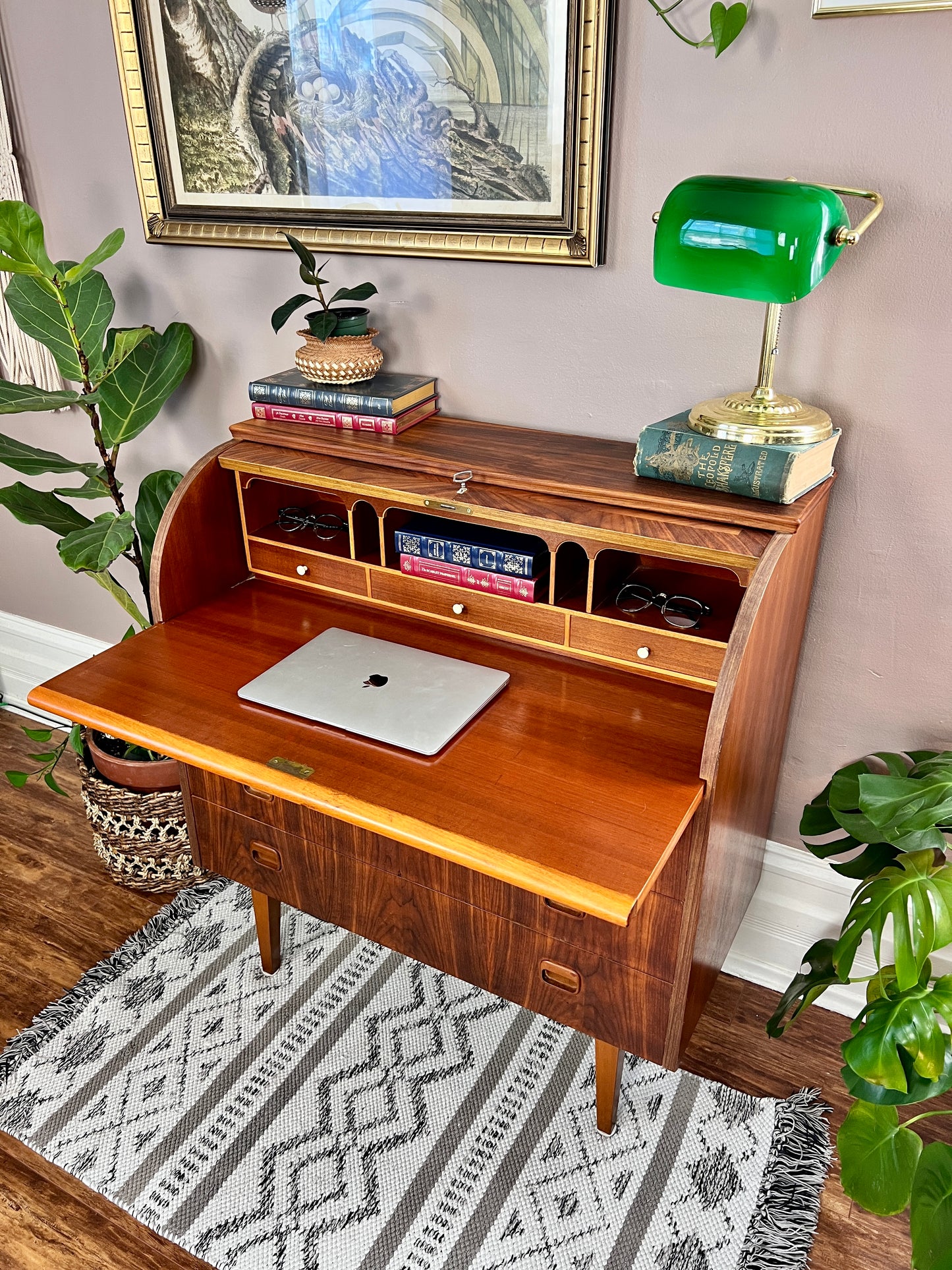 The Lennart Roll Top Desk