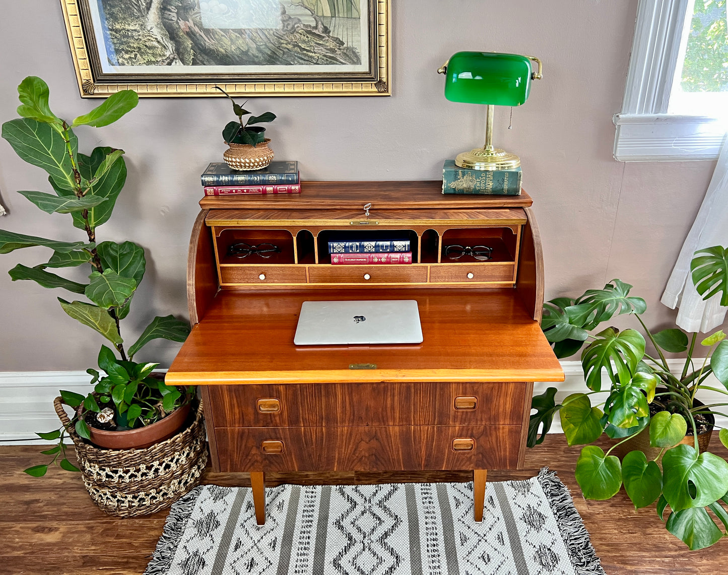 The Lennart Roll Top Desk