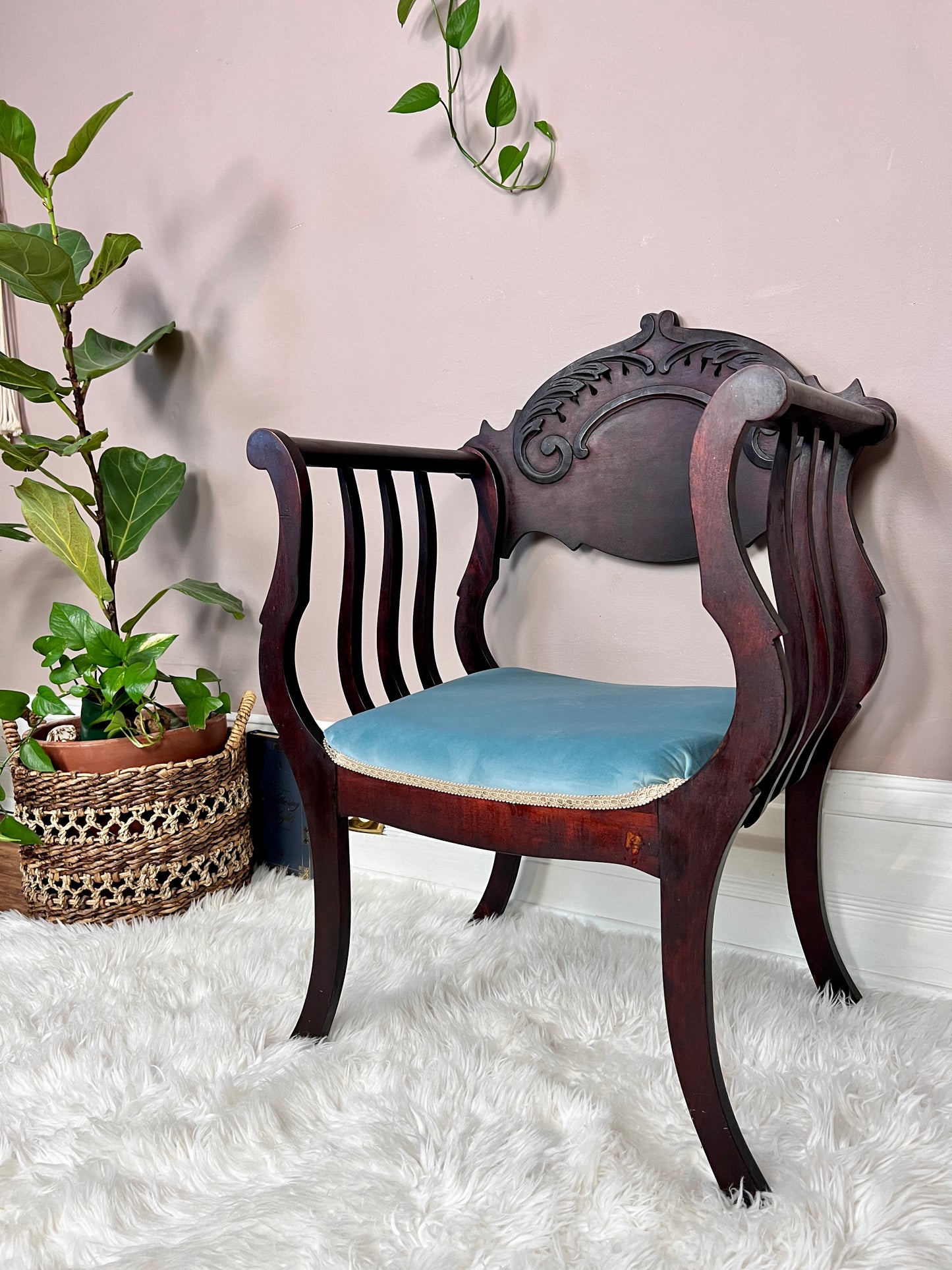 Antique Saddle Chair