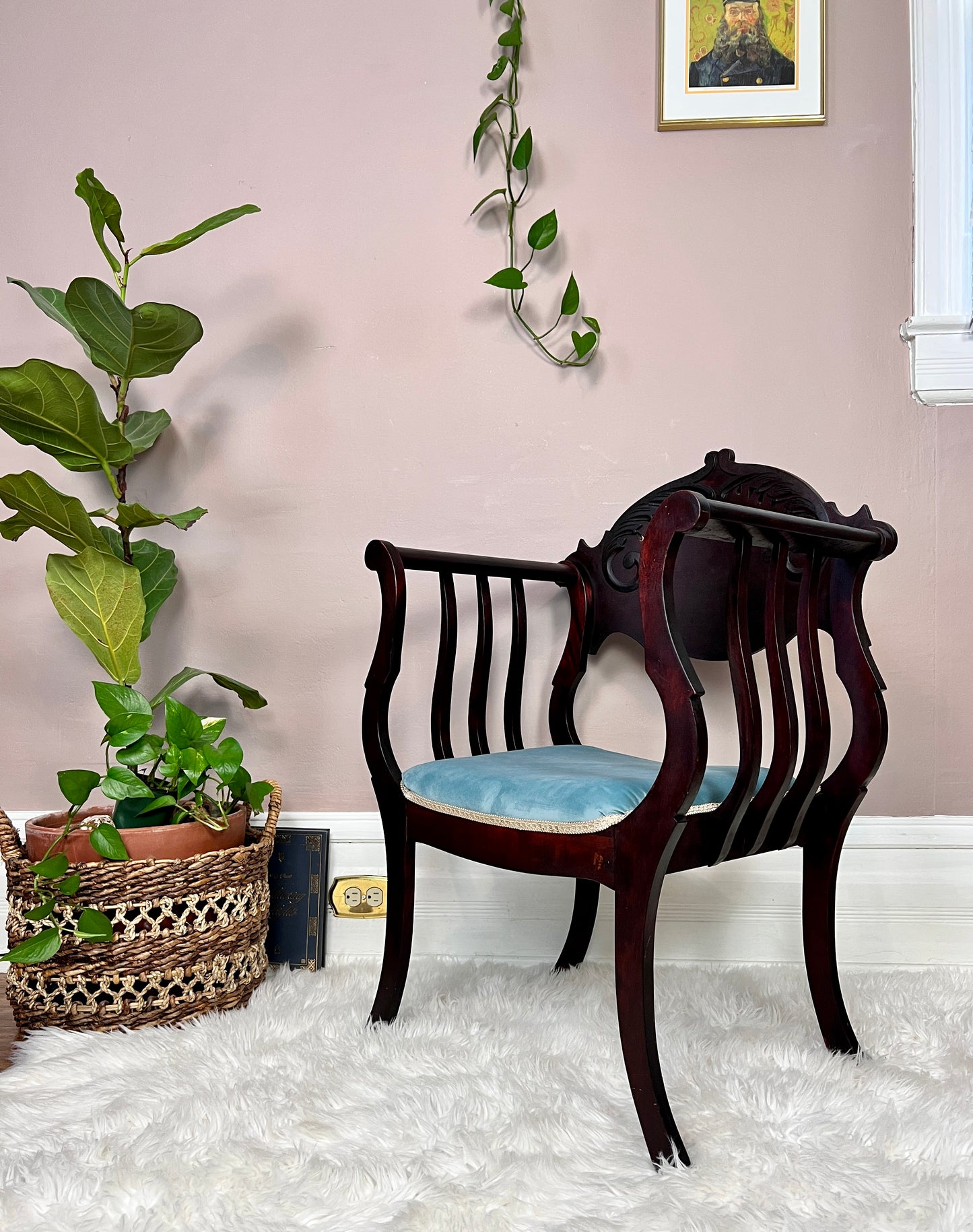 Antique Saddle Chair