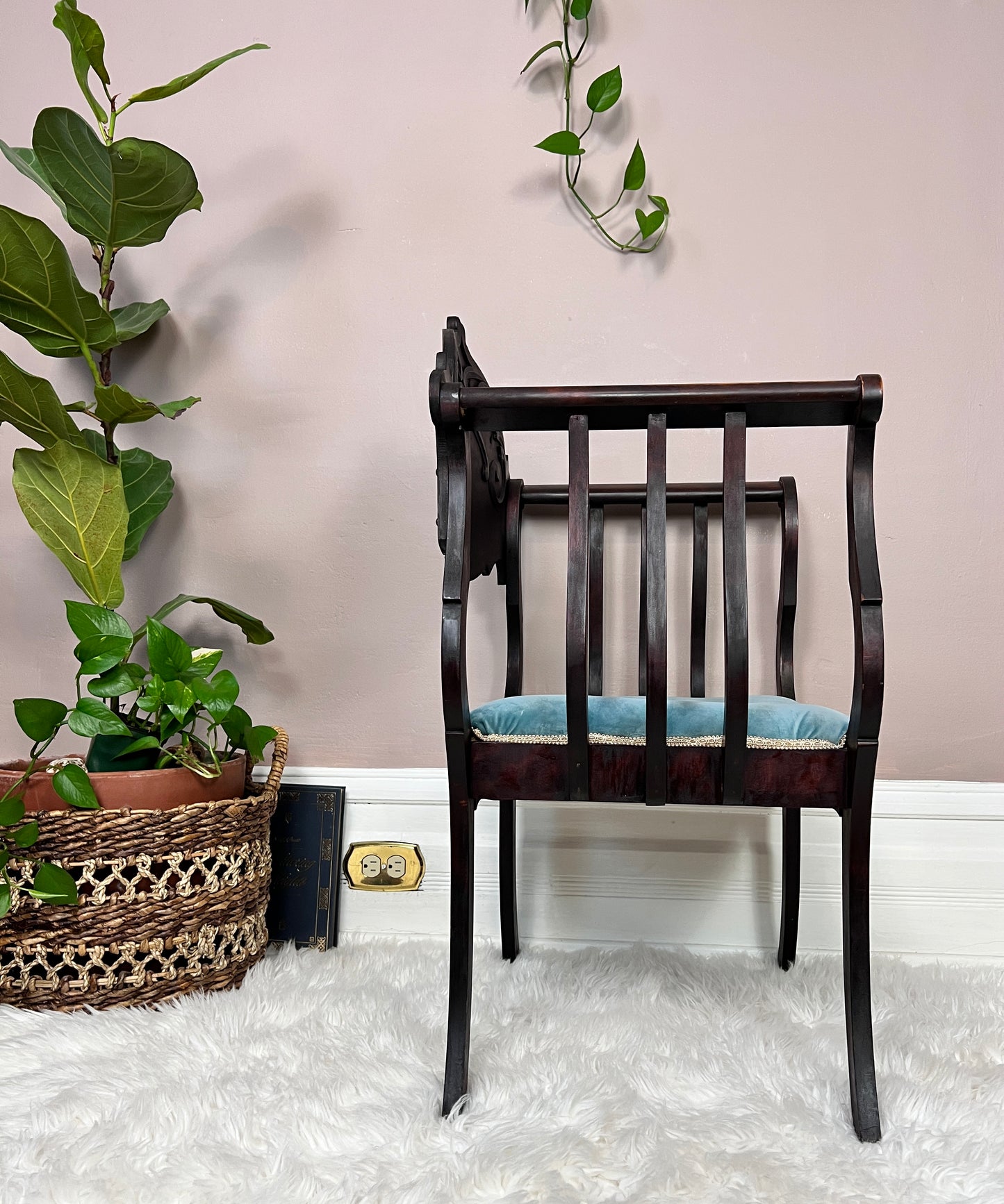 Antique Saddle Chair
