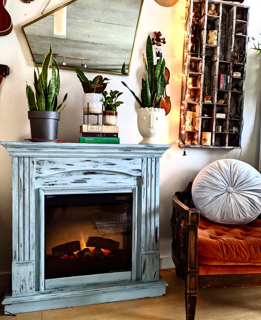 The Blue Holmes Fireplace