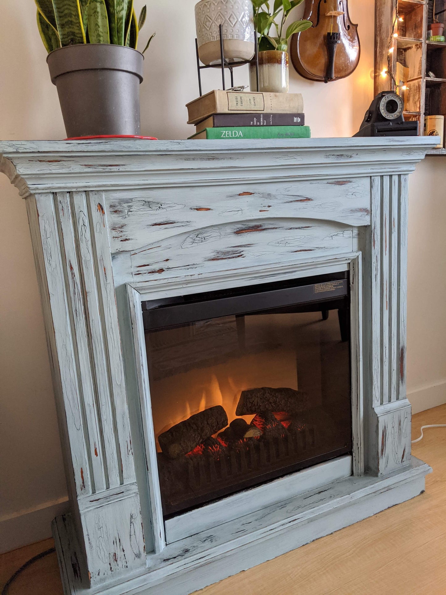 The Blue Holmes Fireplace