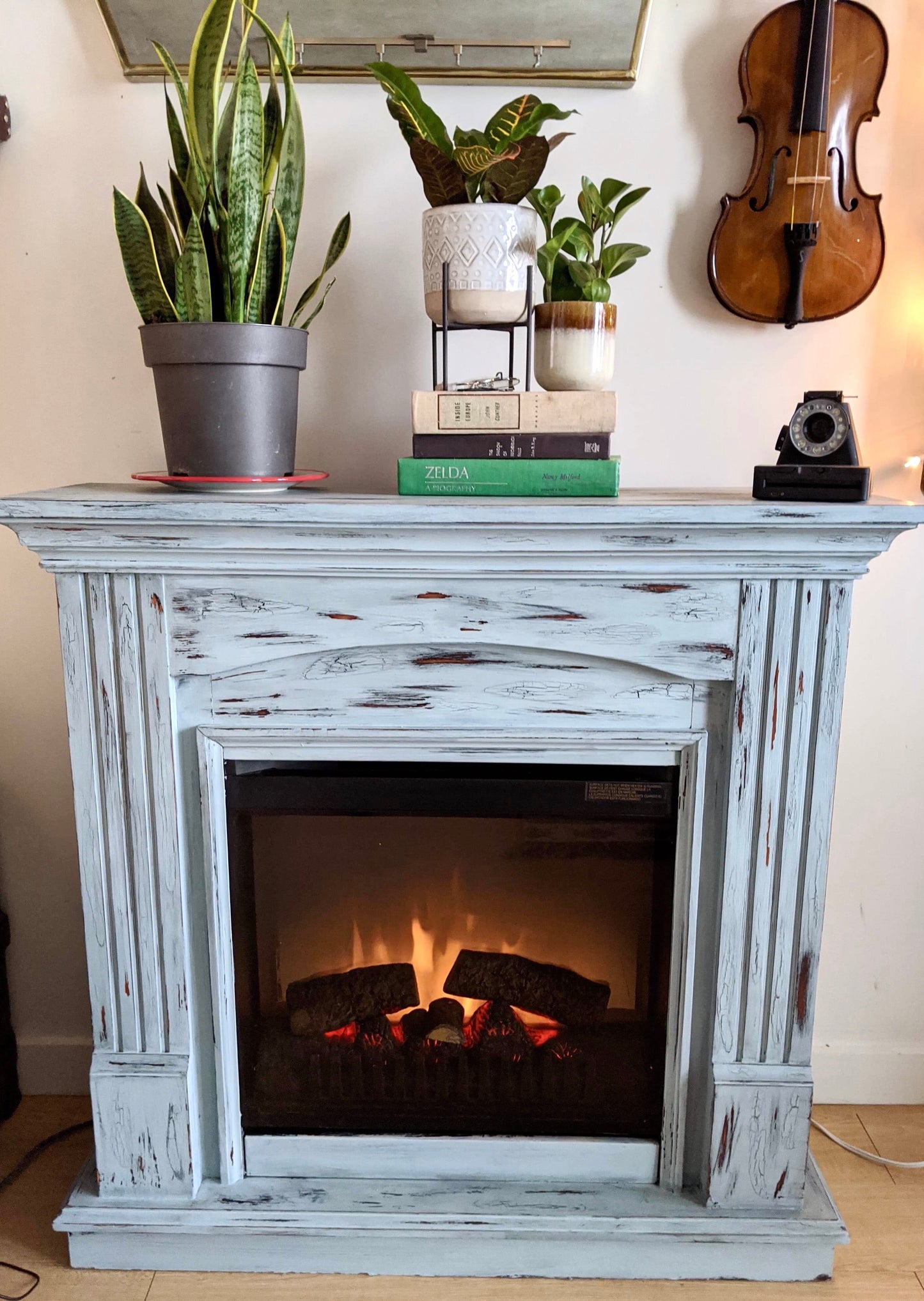 The Blue Holmes Fireplace