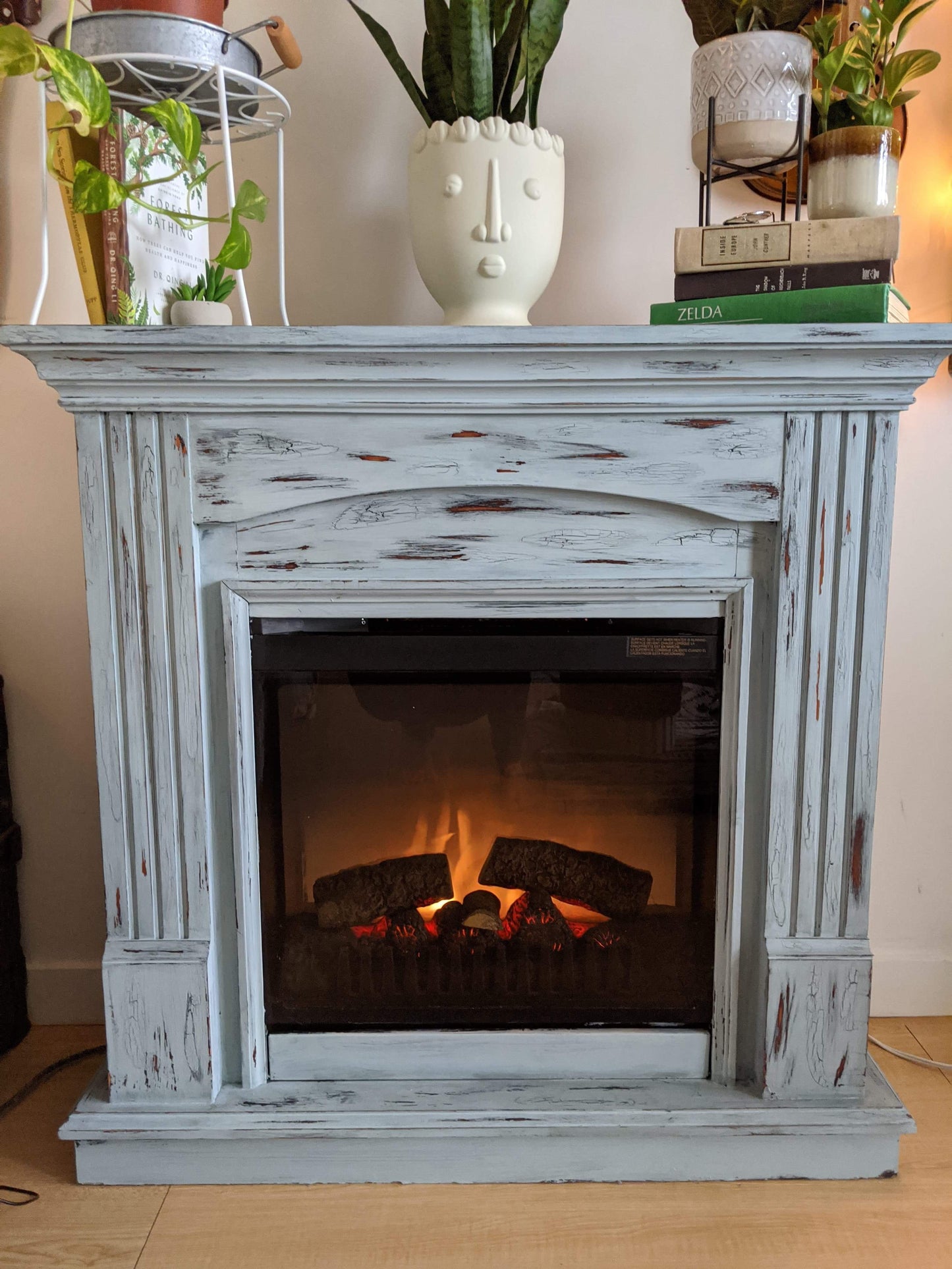 The Blue Holmes Fireplace