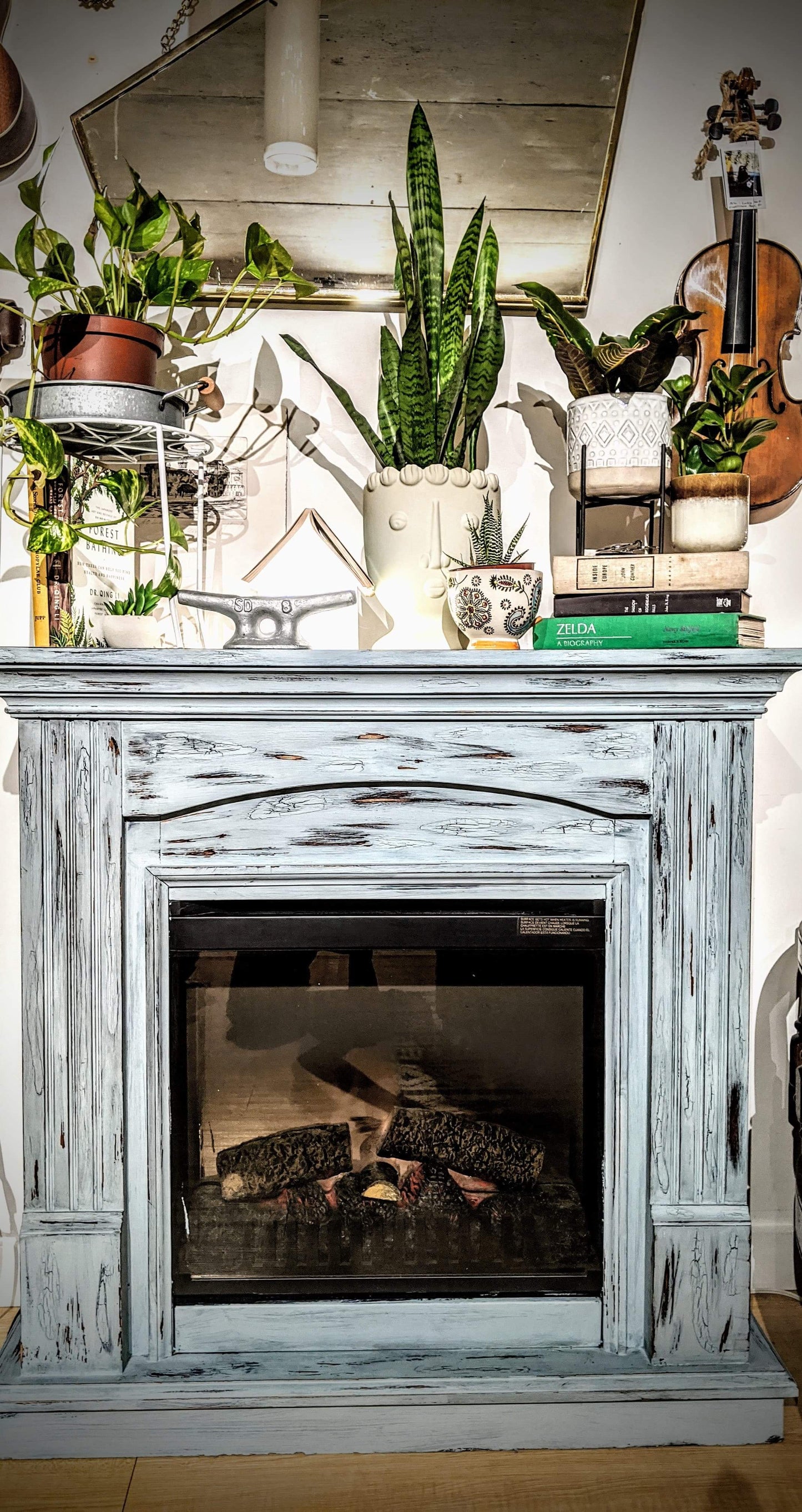 The Blue Holmes Fireplace