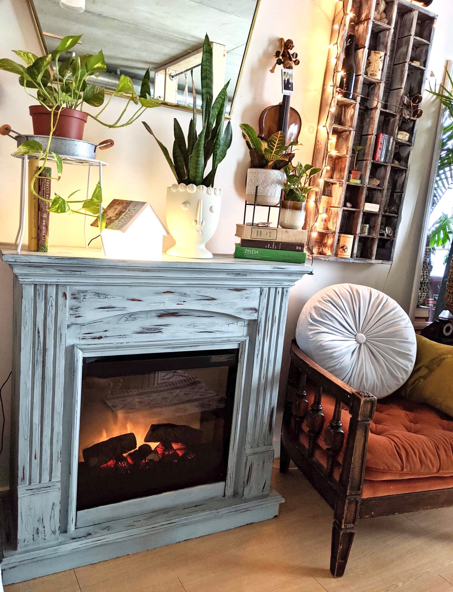 The Blue Holmes Fireplace