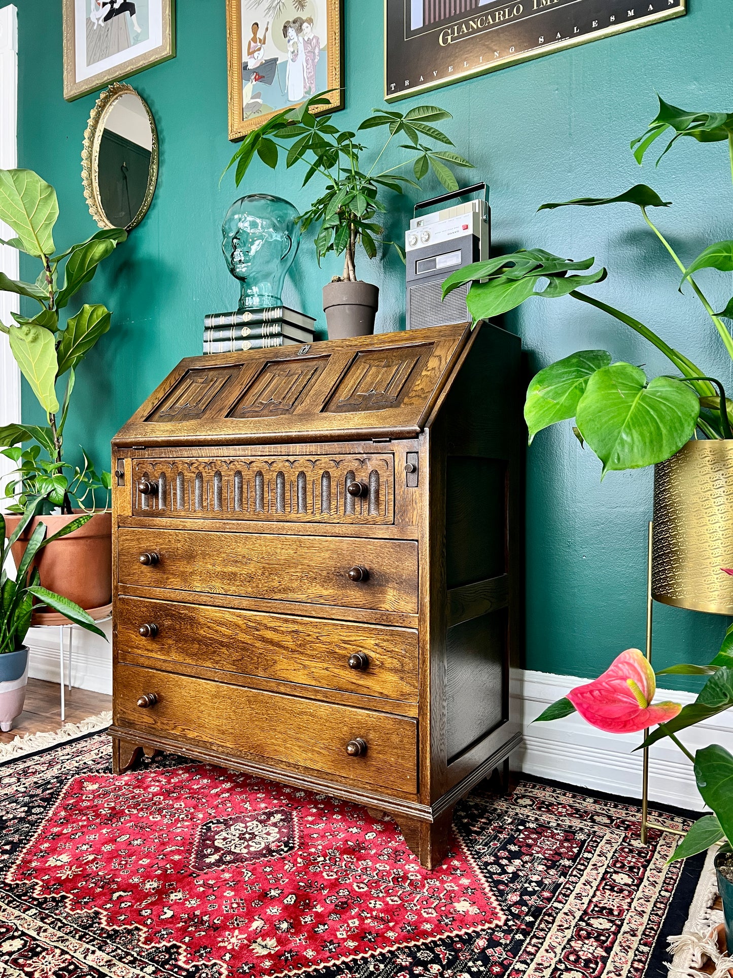 The Black Forest Secretary Desk