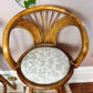 The Oak Leaf Rattan Stools
