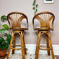 The Oak Leaf Rattan Stools