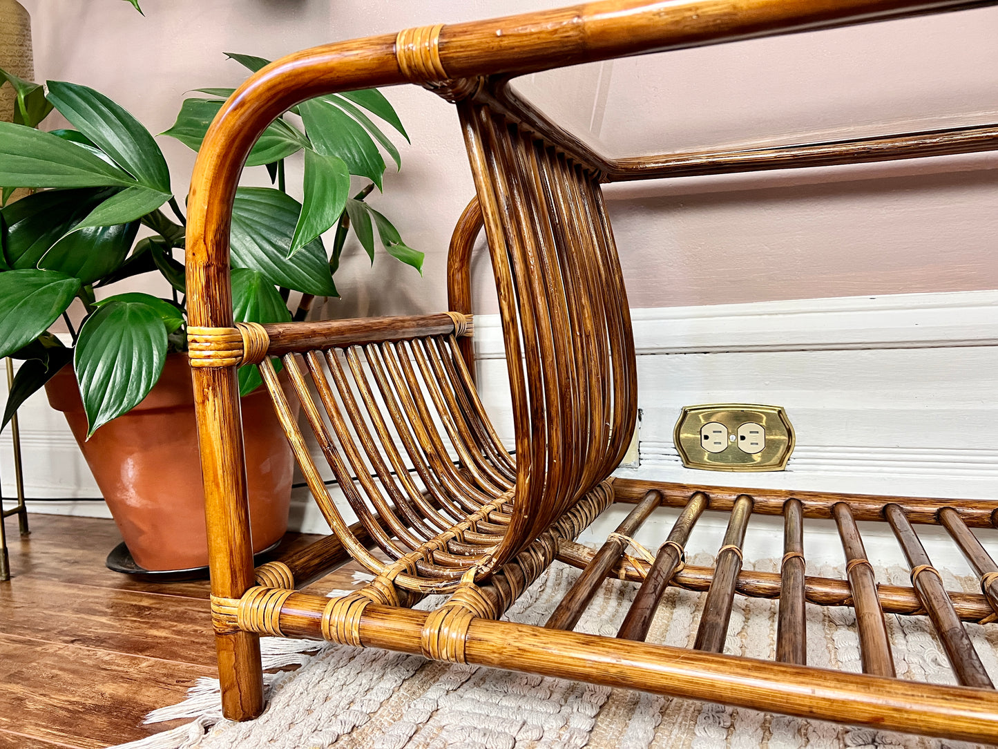 The Mosley Rattan Coffee Table