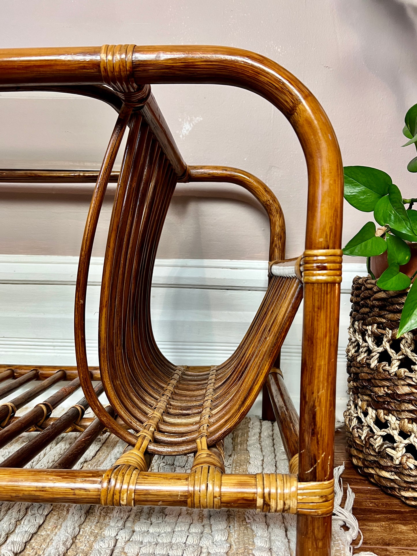 The Mosley Rattan Coffee Table
