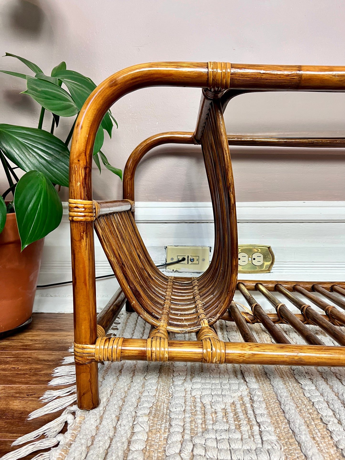 The Mosley Rattan Coffee Table