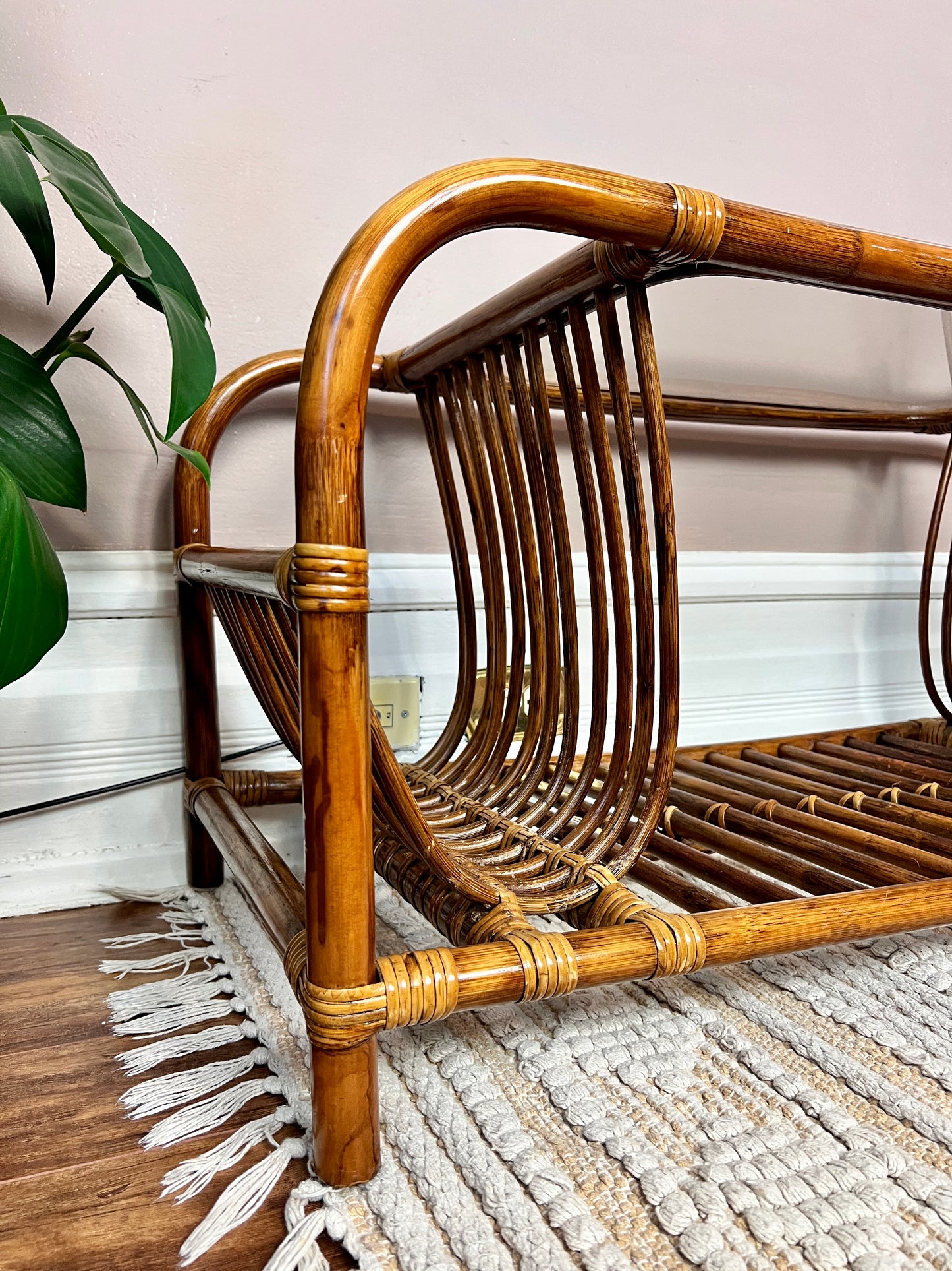 The Mosley Rattan Coffee Table