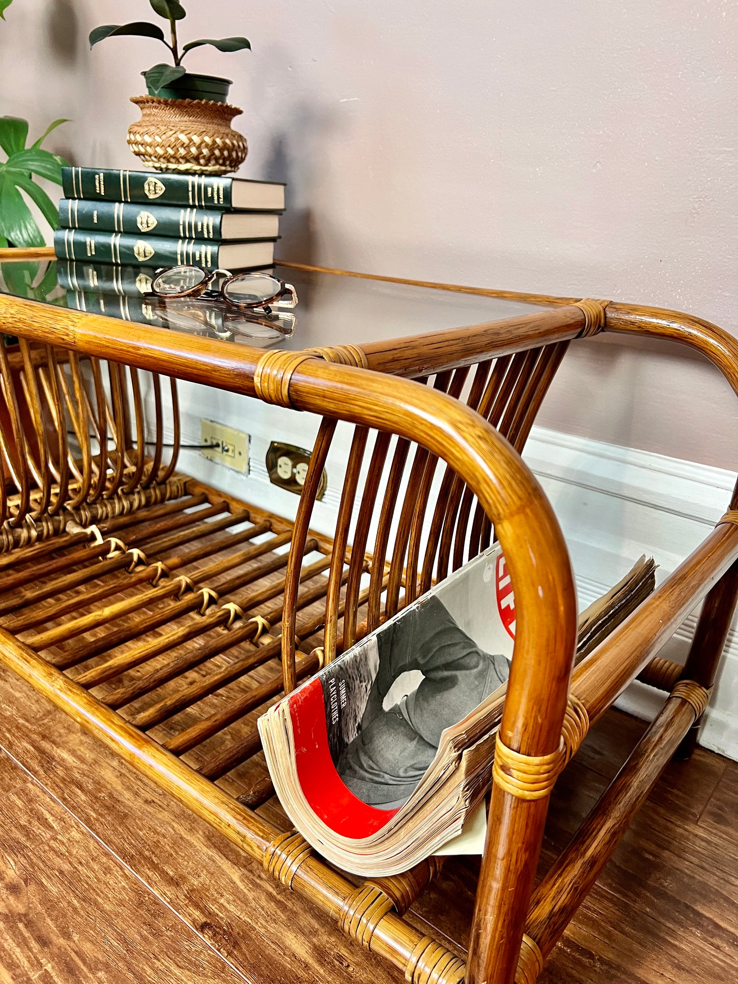 The Mosley Rattan Coffee Table