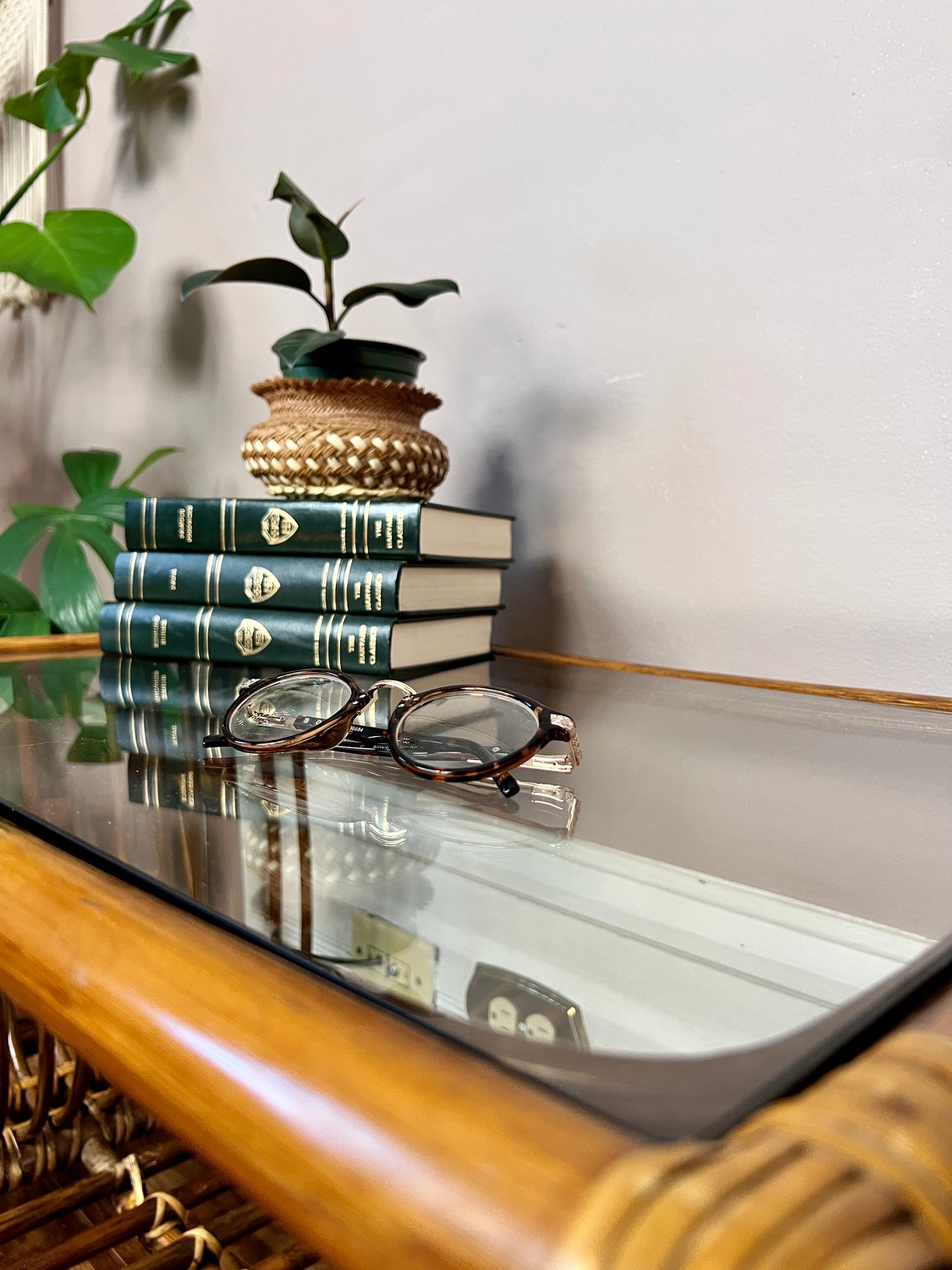 The Mosley Rattan Coffee Table