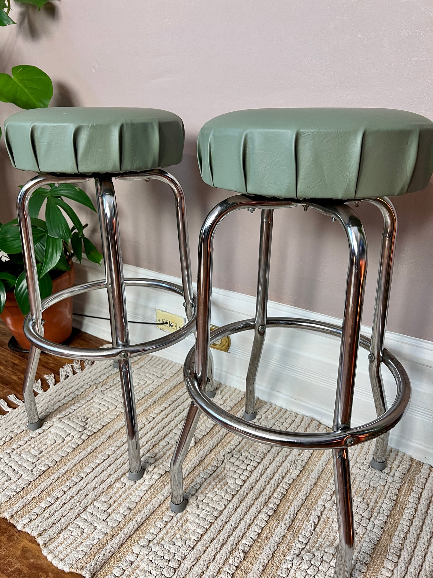 The Green Bottle Cap Stools