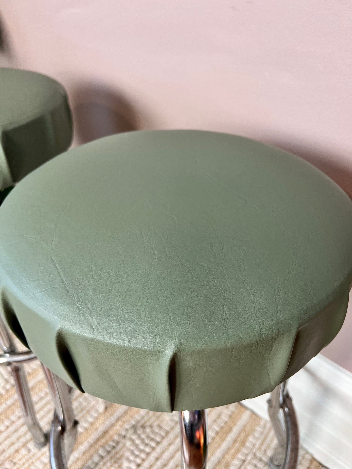 The Green Bottle Cap Stools