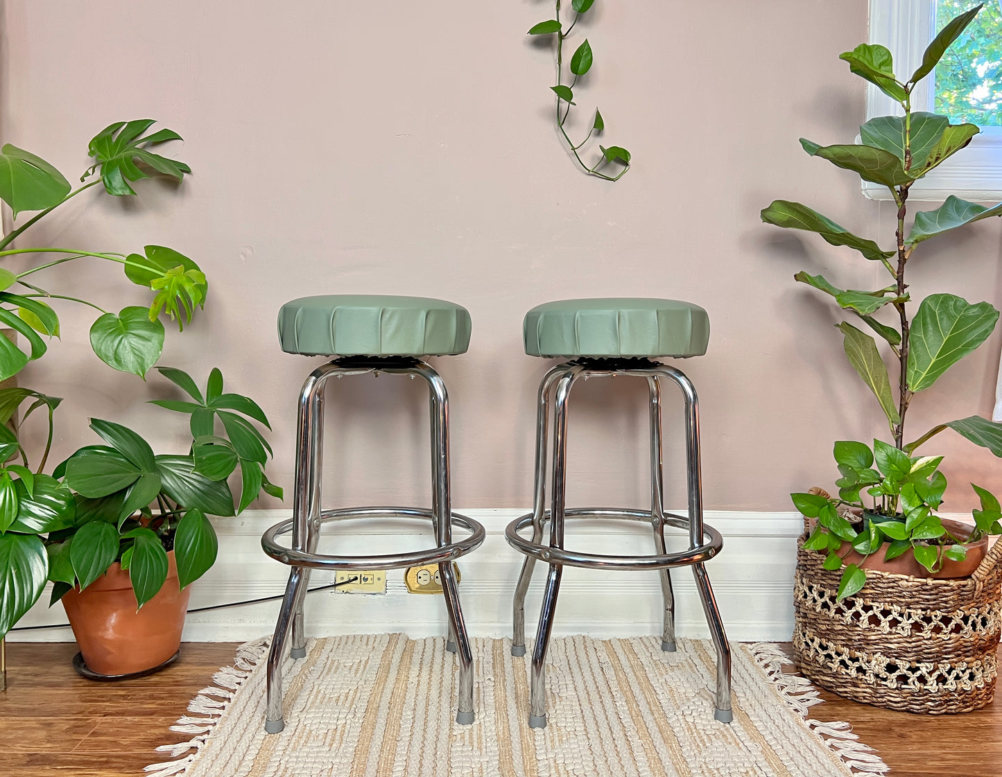 The Green Bottle Cap Stools