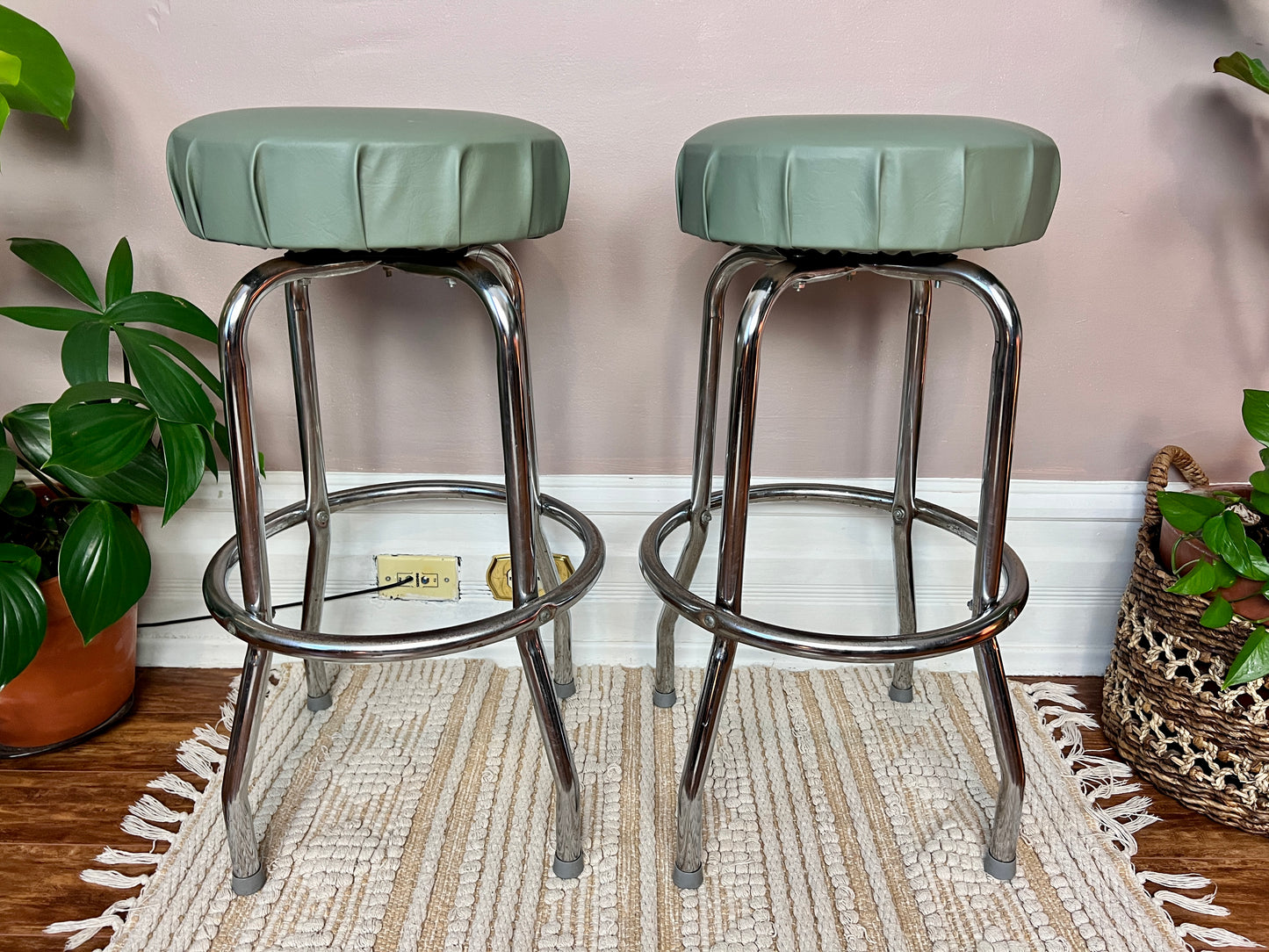 The Green Bottle Cap Stools