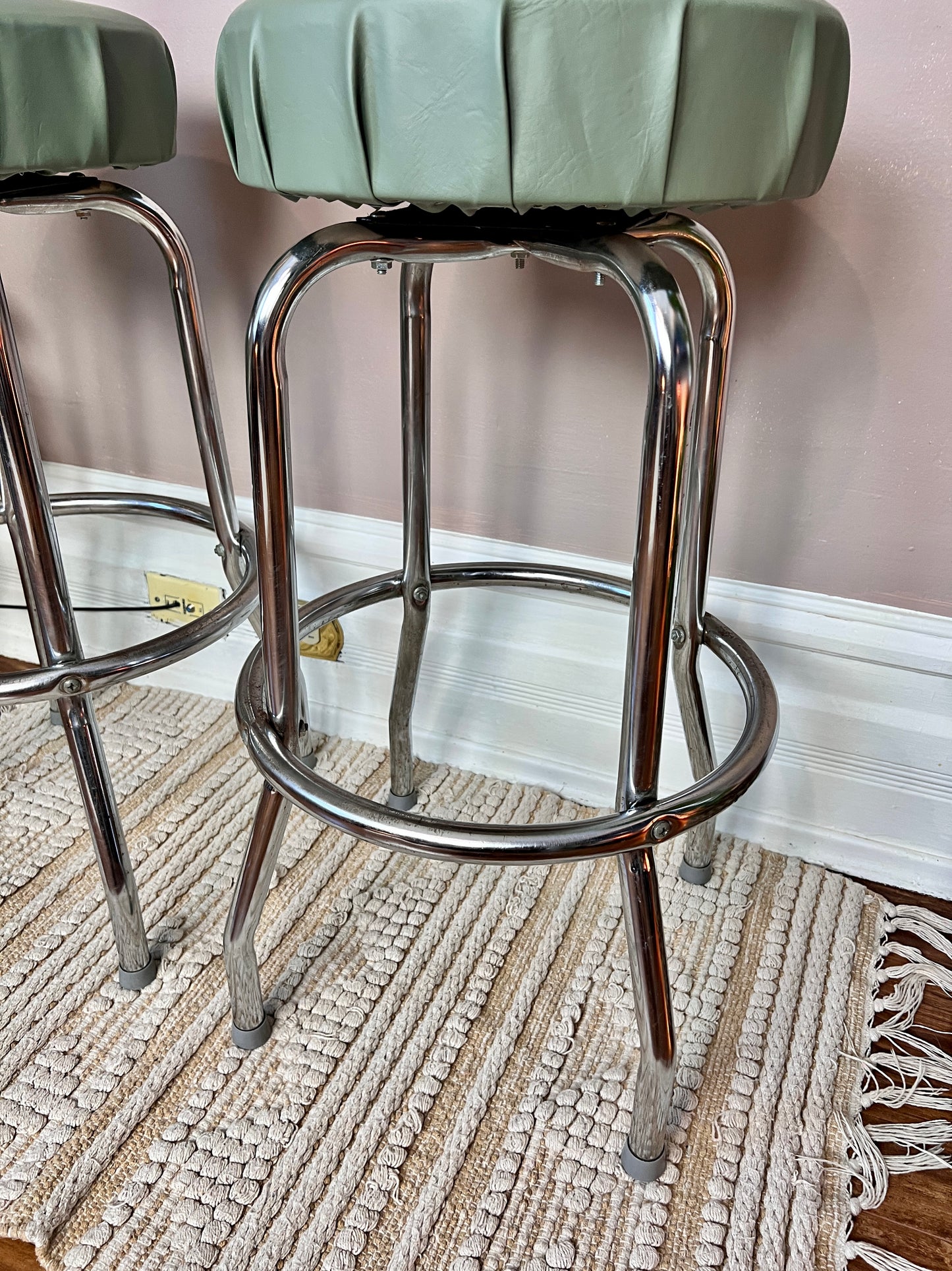 The Green Bottle Cap Stools