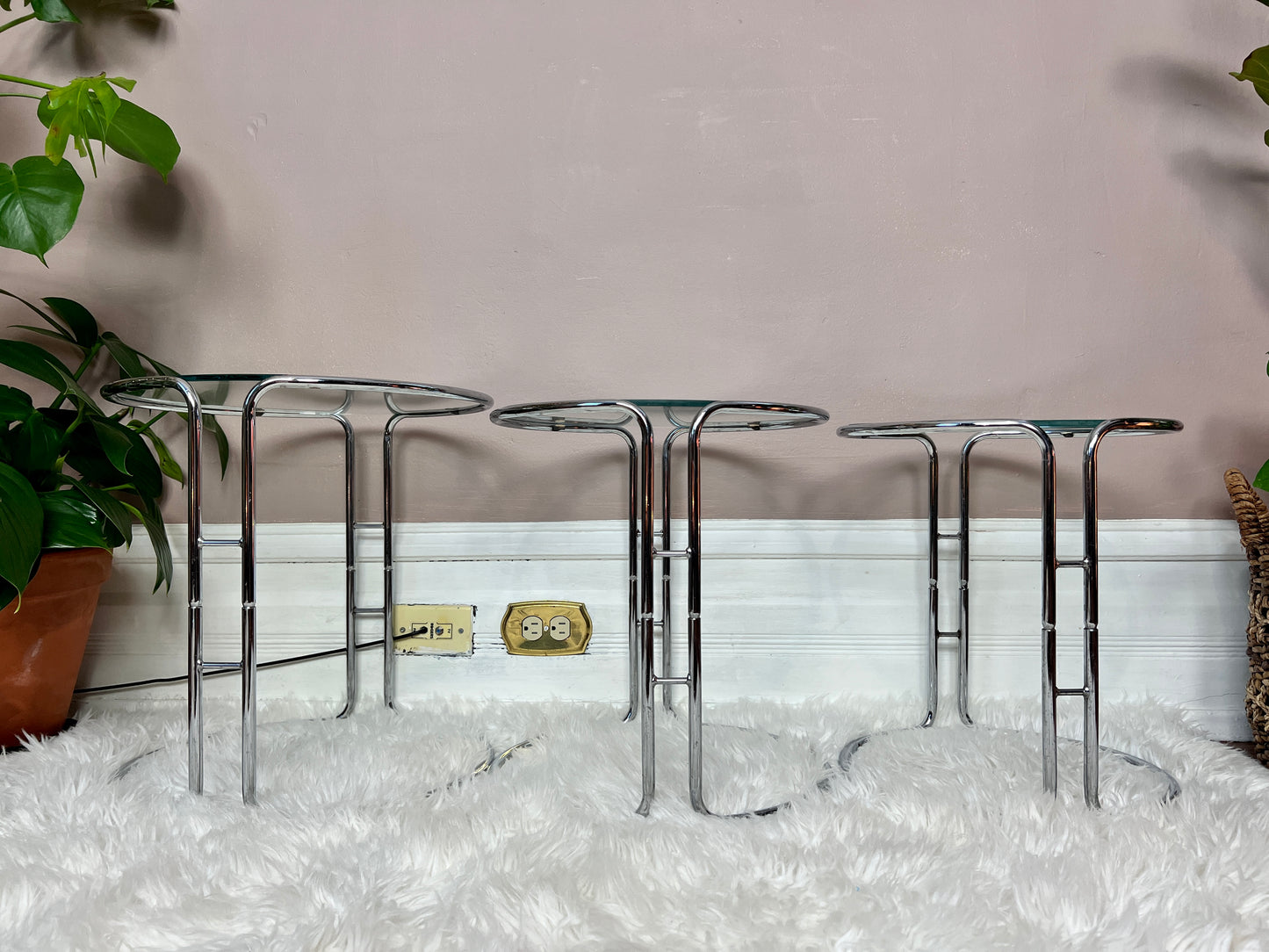 The Glass Nesting Tables