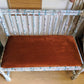 Brooklyn Bench Orange Rusty Velvet Refurbished Distressed Look Vintage Rustic Retro