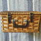 Basket Storage Picnic Vintage Brown