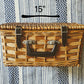 Basket Storage Picnic Vintage Brown