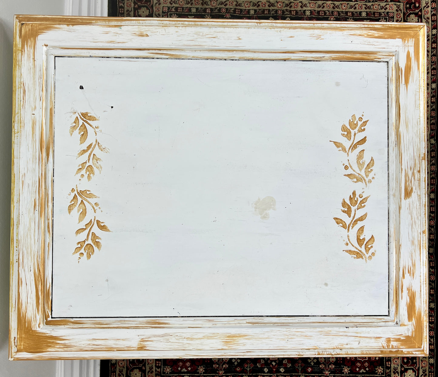 The Golden White Bedside Table