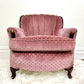 The Pink Clamshell Armchair