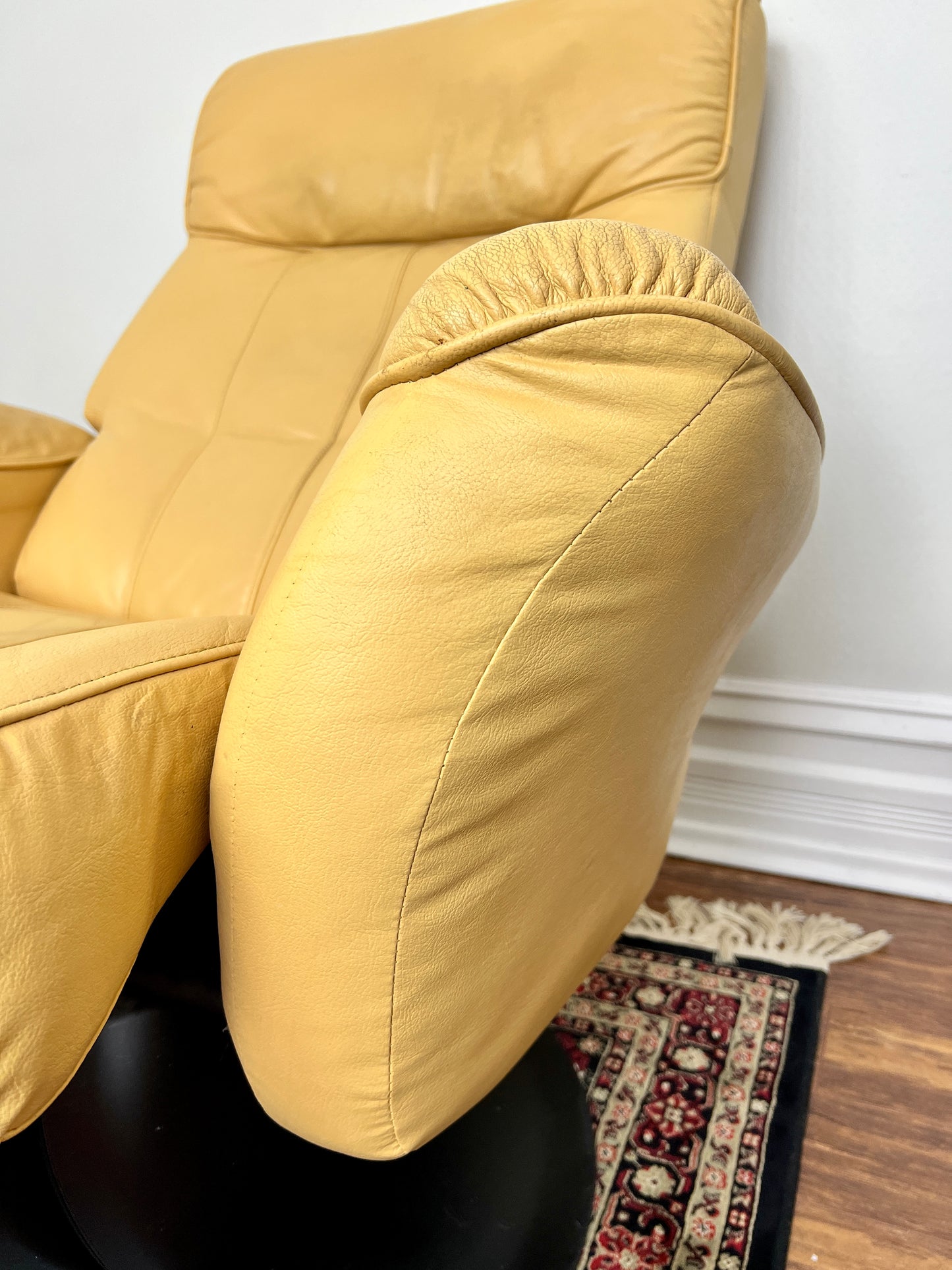 The Colonel Custard Armchair & Ottoman