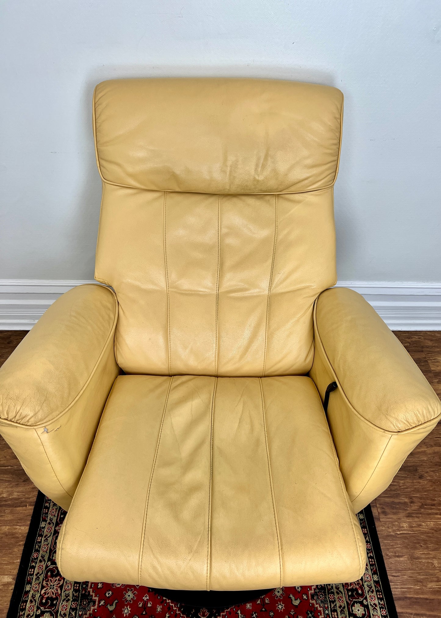 The Colonel Custard Armchair & Ottoman