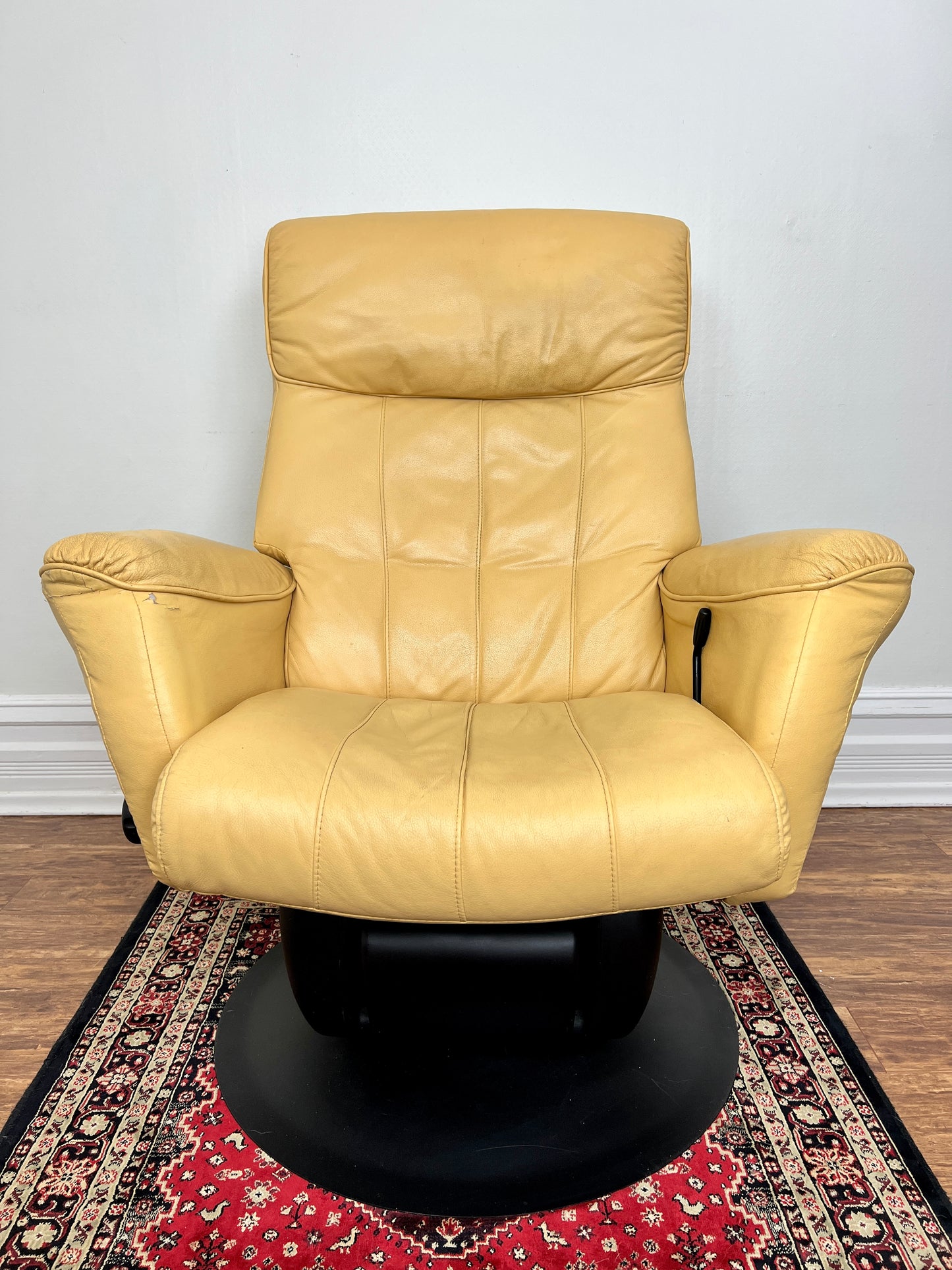 The Colonel Custard Armchair & Ottoman