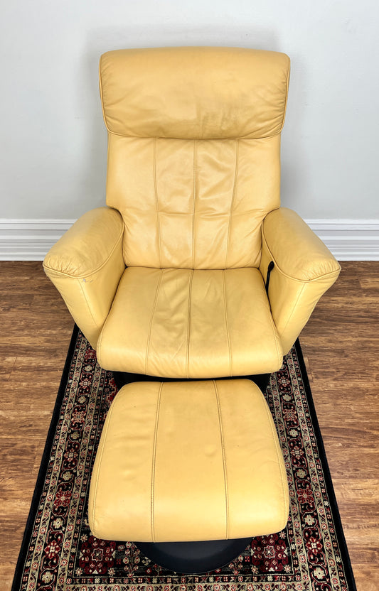 The Colonel Custard Armchair & Ottoman