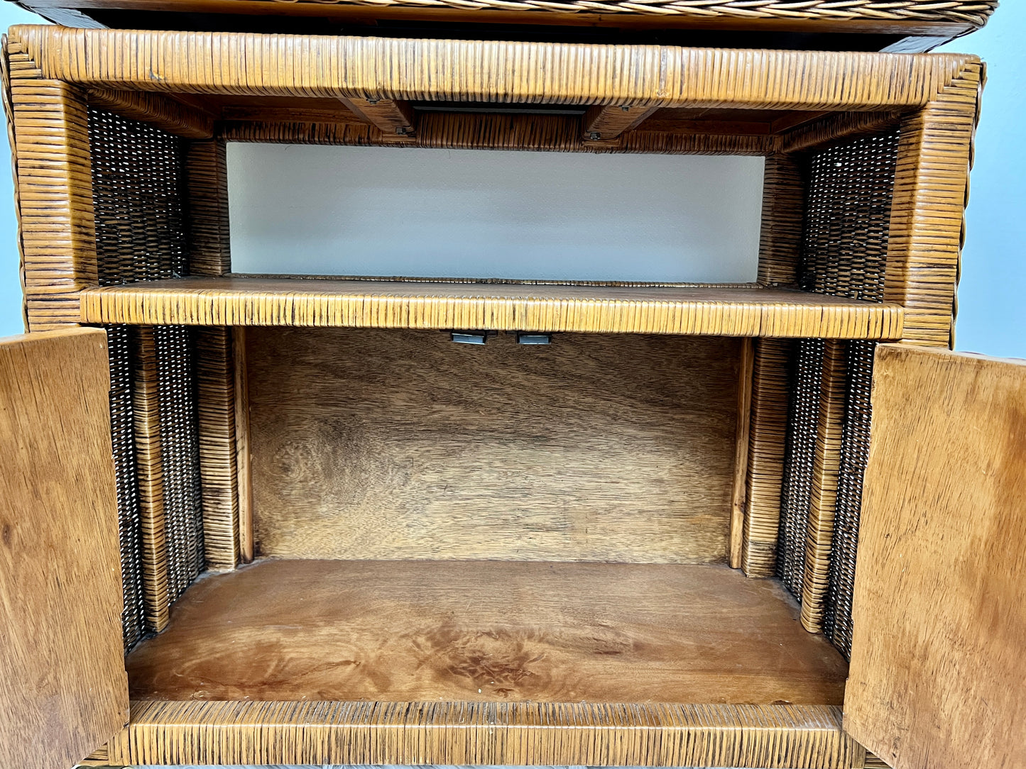 The Wilson Wicker Cabinet