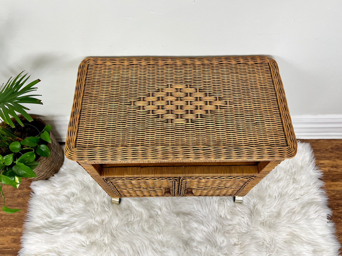 The Wilson Wicker Cabinet