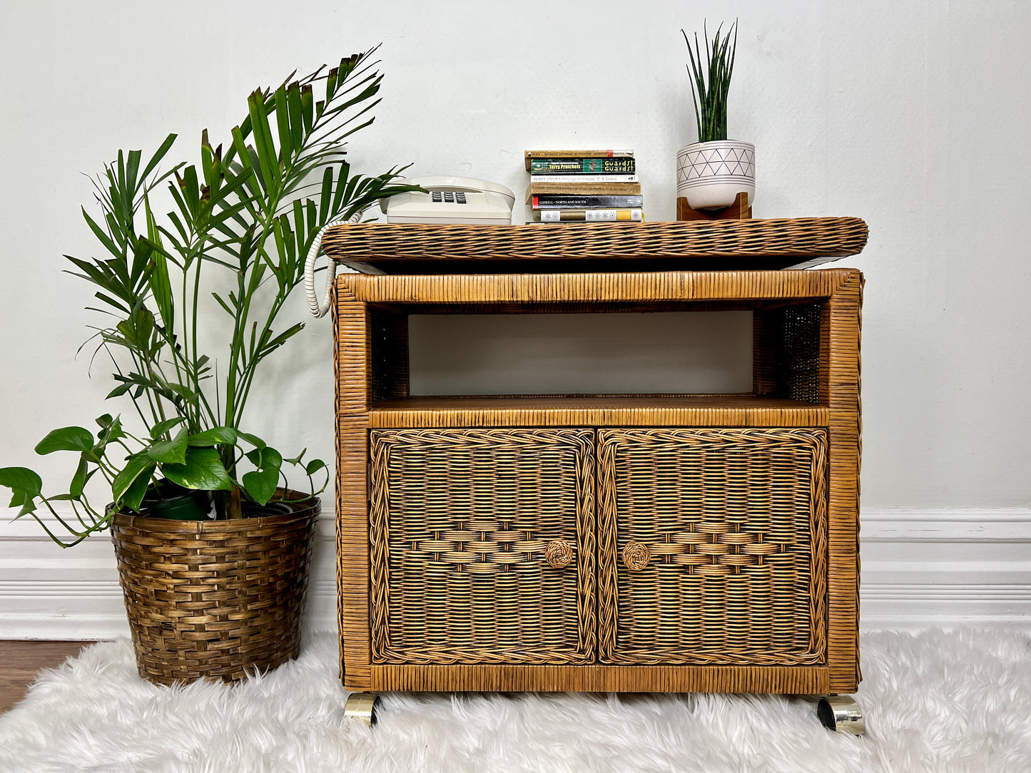 The Wilson Wicker Cabinet