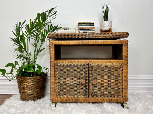 The Wilson Wicker Cabinet