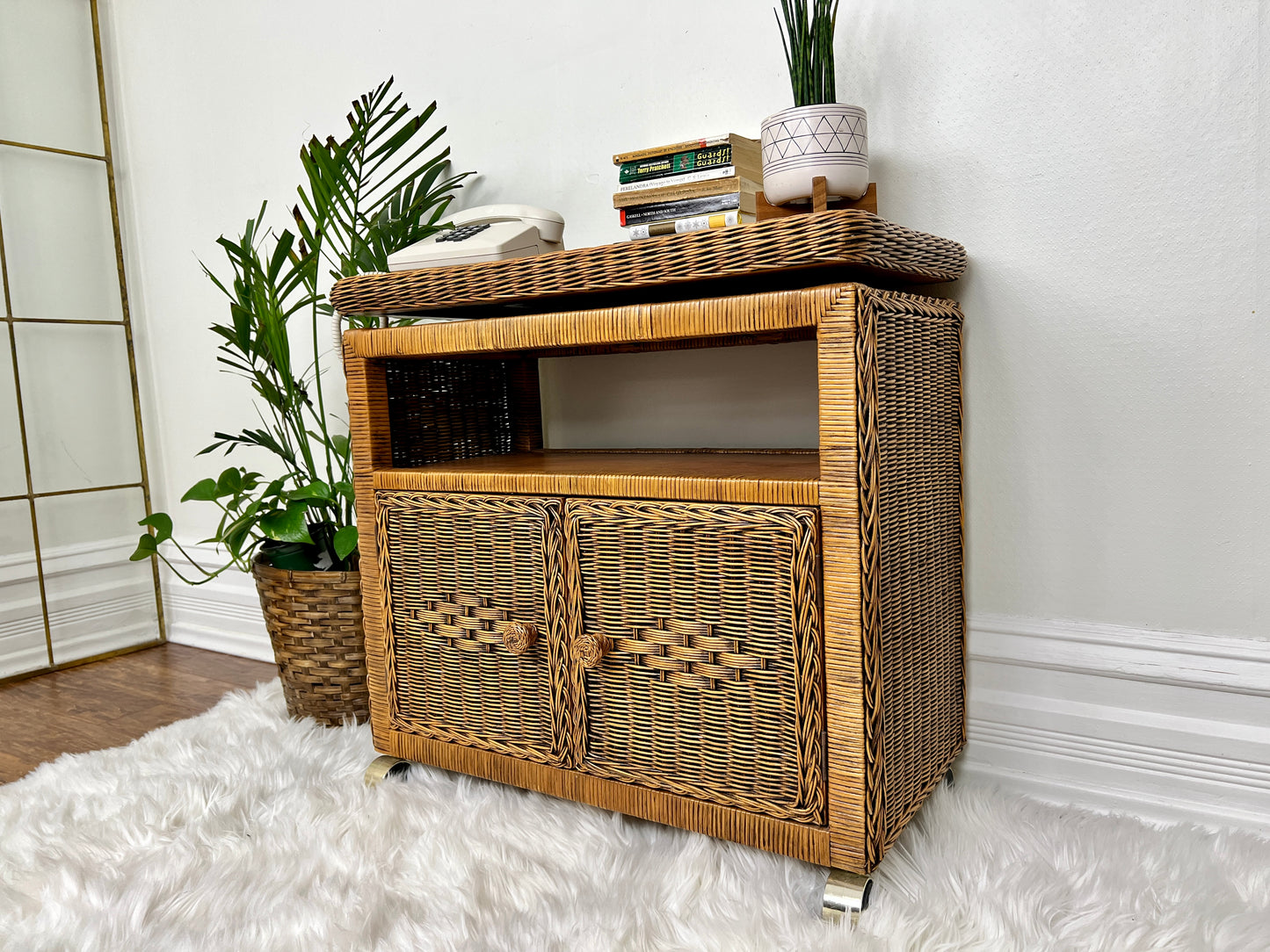 The Wilson Wicker Cabinet