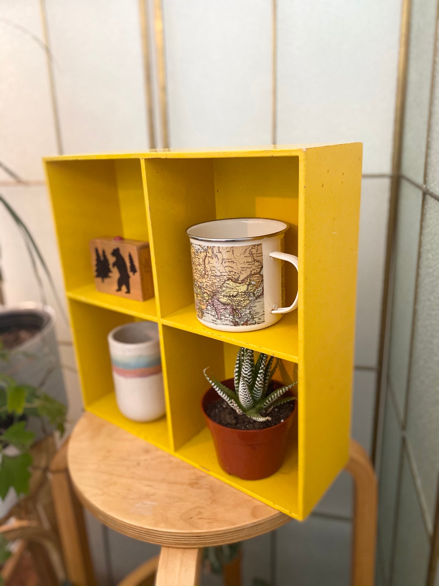 The Hello Yellow Shelf