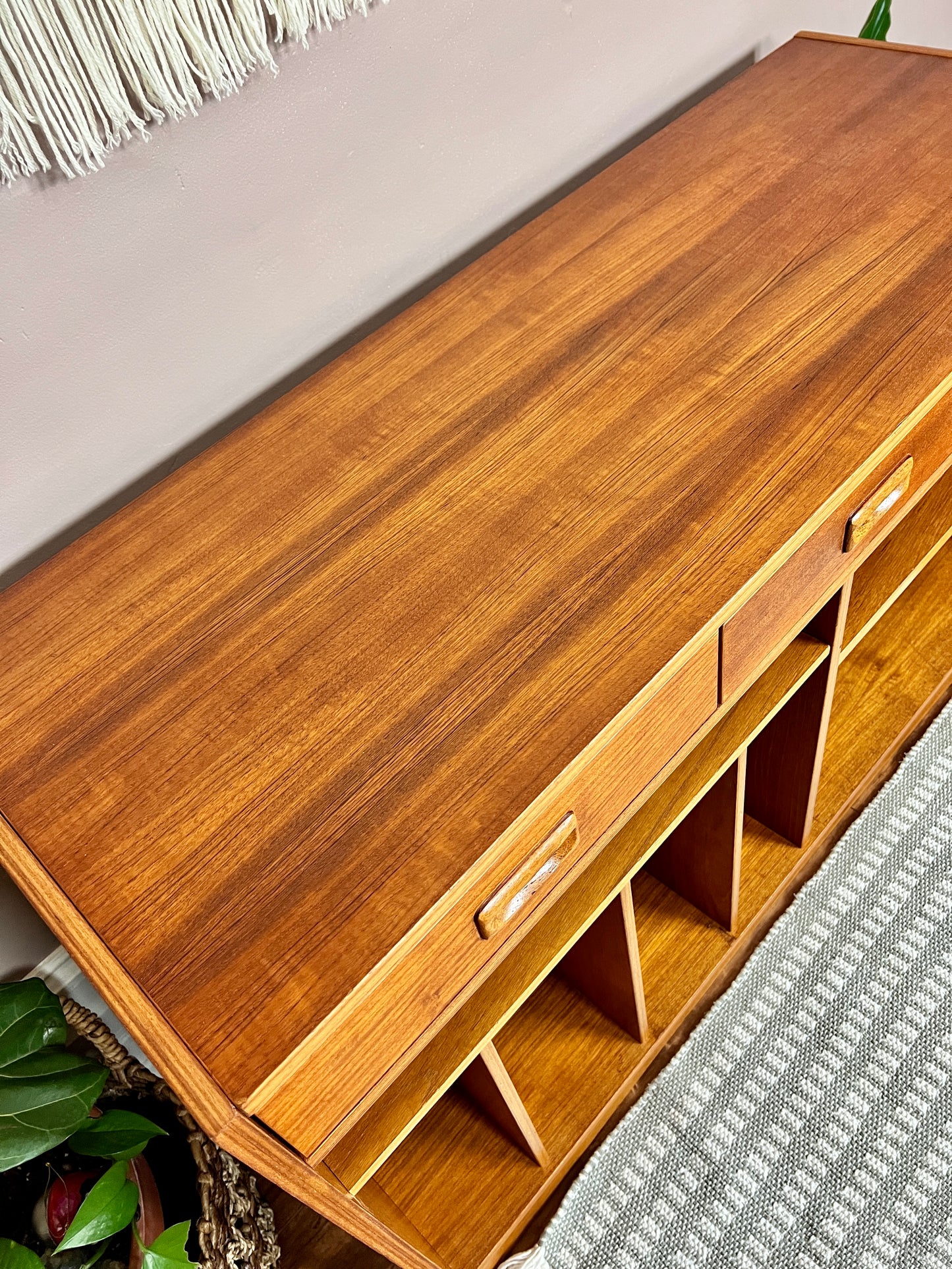 The Manuka Modular Teak Desk & Cabinet
